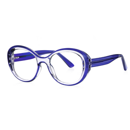 Sebastian Round Full-Rim Eyeglasses