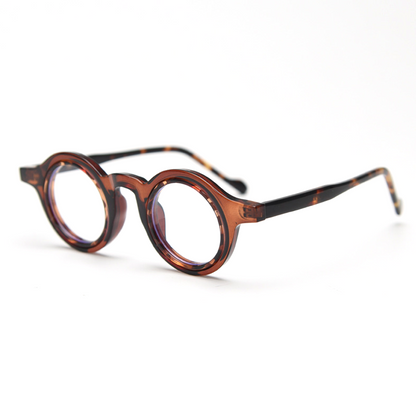 Quartz Round Full-Rim Eyeglasses