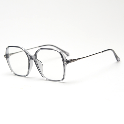 Hepburn Geometric Full-Rim Eyeglasses