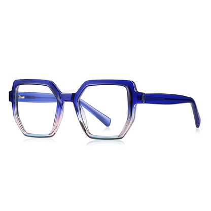 Vortex Geometric Full-Rim Eyeglasses