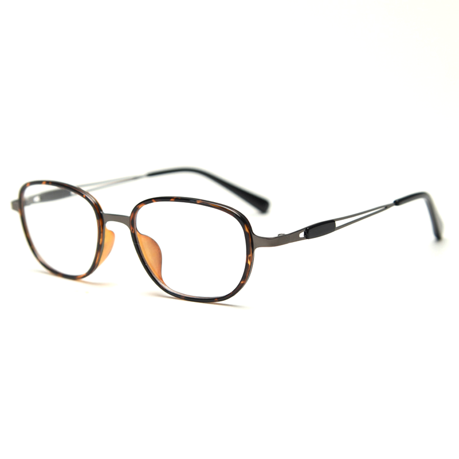 Retro Rectangle Full-Rim Eyeglasses