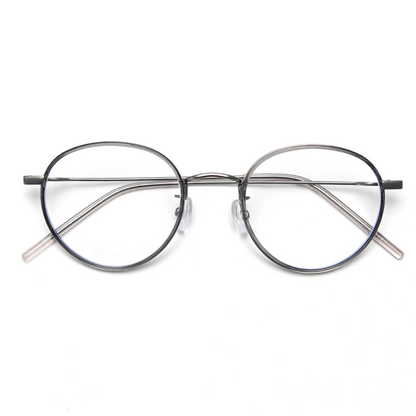 Zephyr Round Full-Rim Eyeglasses