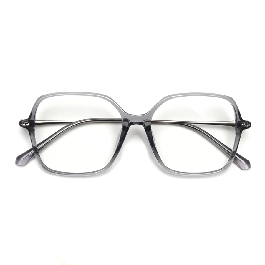 Hepburn Geometric Full-Rim Eyeglasses