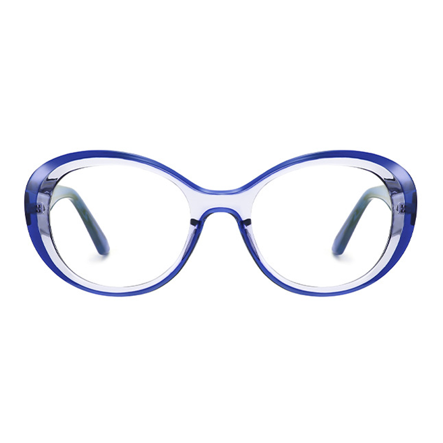 Sebastian Round Full-Rim Eyeglasses