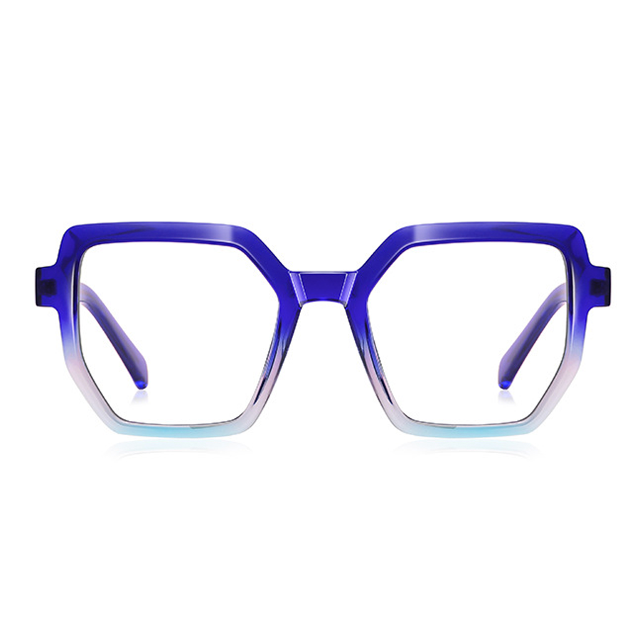 Vortex Geometric Full-Rim Eyeglasses