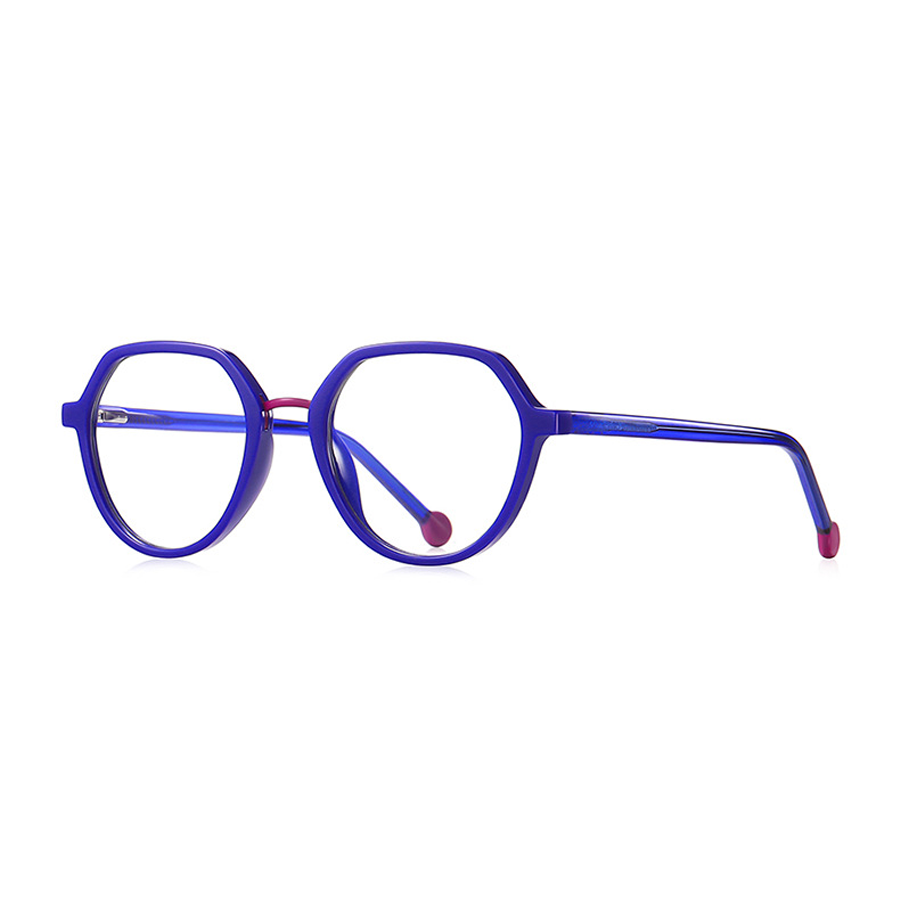 Hubris Geometric Full-Rim Eyeglasses