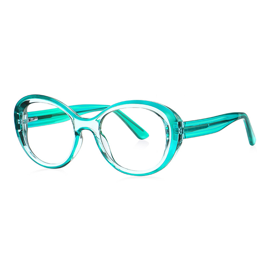 Sebastian Round Full-Rim Eyeglasses