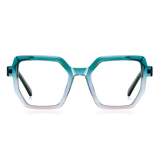 Vortex Geometric Full-Rim Eyeglasses