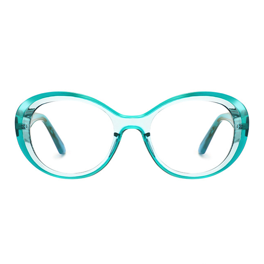 Sebastian Round Full-Rim Eyeglasses