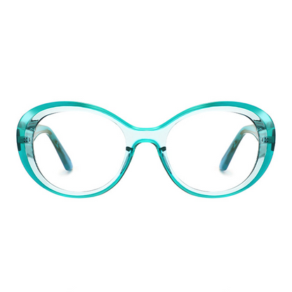 Sebastian Round Full-Rim Eyeglasses