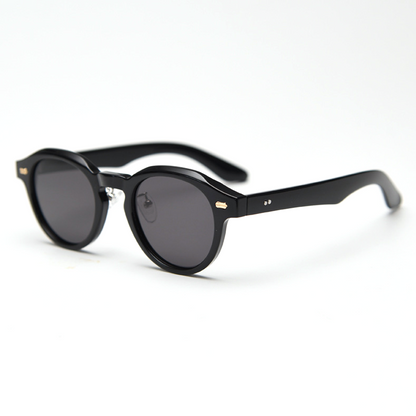 Aura Round Full-Rim Polarized Sunglasses