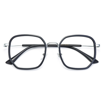 Beckett Geometric Full-Rim Eyeglasses