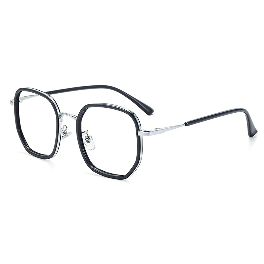 Beckett Geometric Full-Rim Eyeglasses