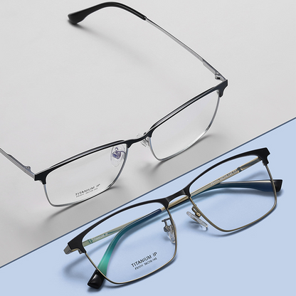 Eris Browline Semi-Rimless Eyeglasses