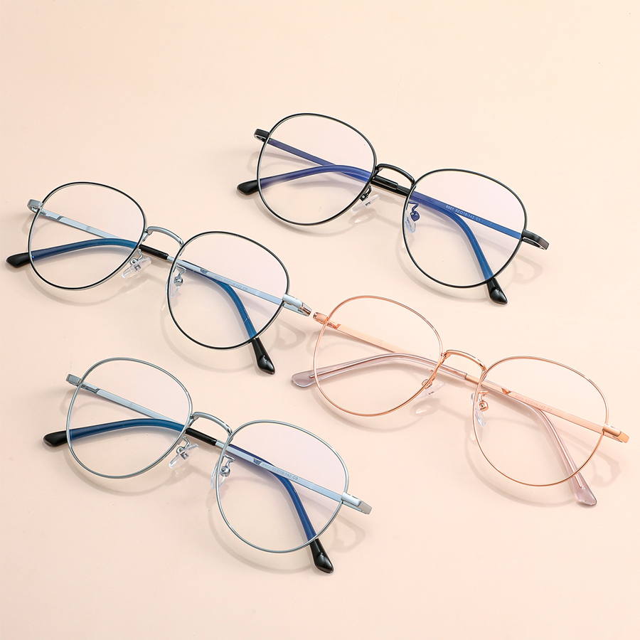 Marlowe Round Full-Rim Eyeglasses