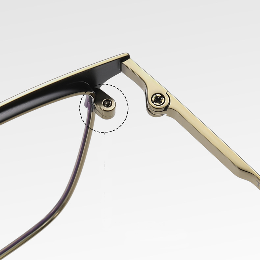 Eris Browline Semi-Rimless Eyeglasses