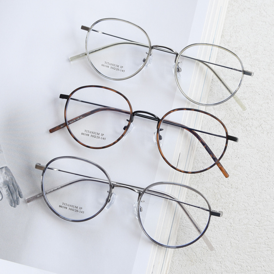 Zephyr Round Full-Rim Eyeglasses