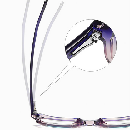 Vortex Geometric Full-Rim Eyeglasses