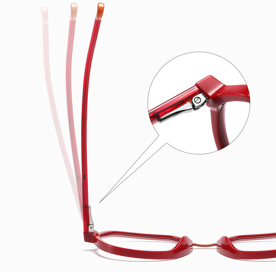 Hubris Geometric Full-Rim Eyeglasses