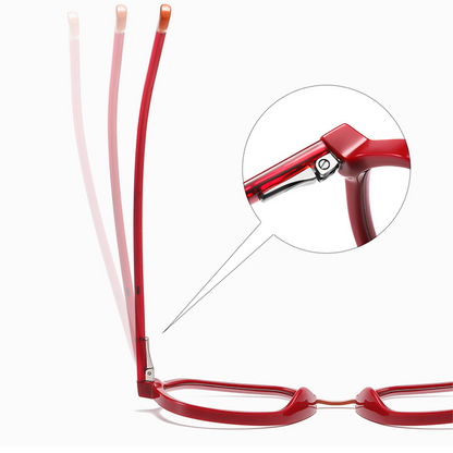 Hubris Geometric Full-Rim Eyeglasses