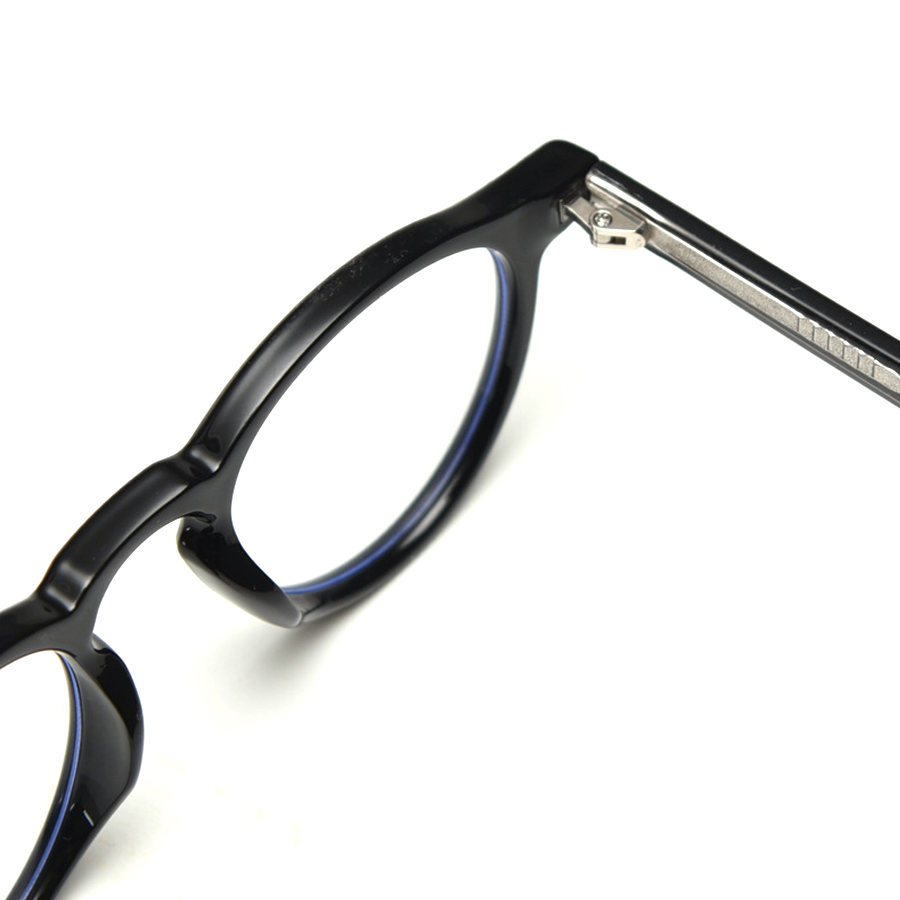 Sophisticated Round Full-Rim Eyeglasses