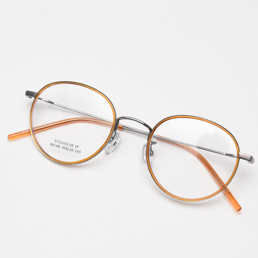 Zephyr Round Full-Rim Eyeglasses