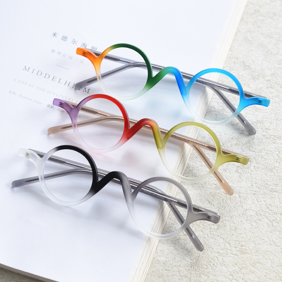 Frost Round Full-Rim Eyeglasses