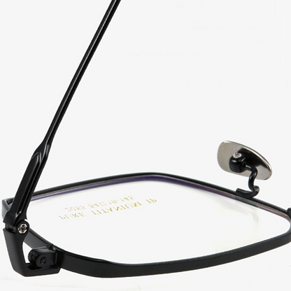 Draft Square Full-Rim Eyeglasses