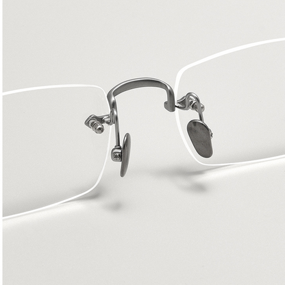 Woodrow Rectangle Rimless Eyeglasses