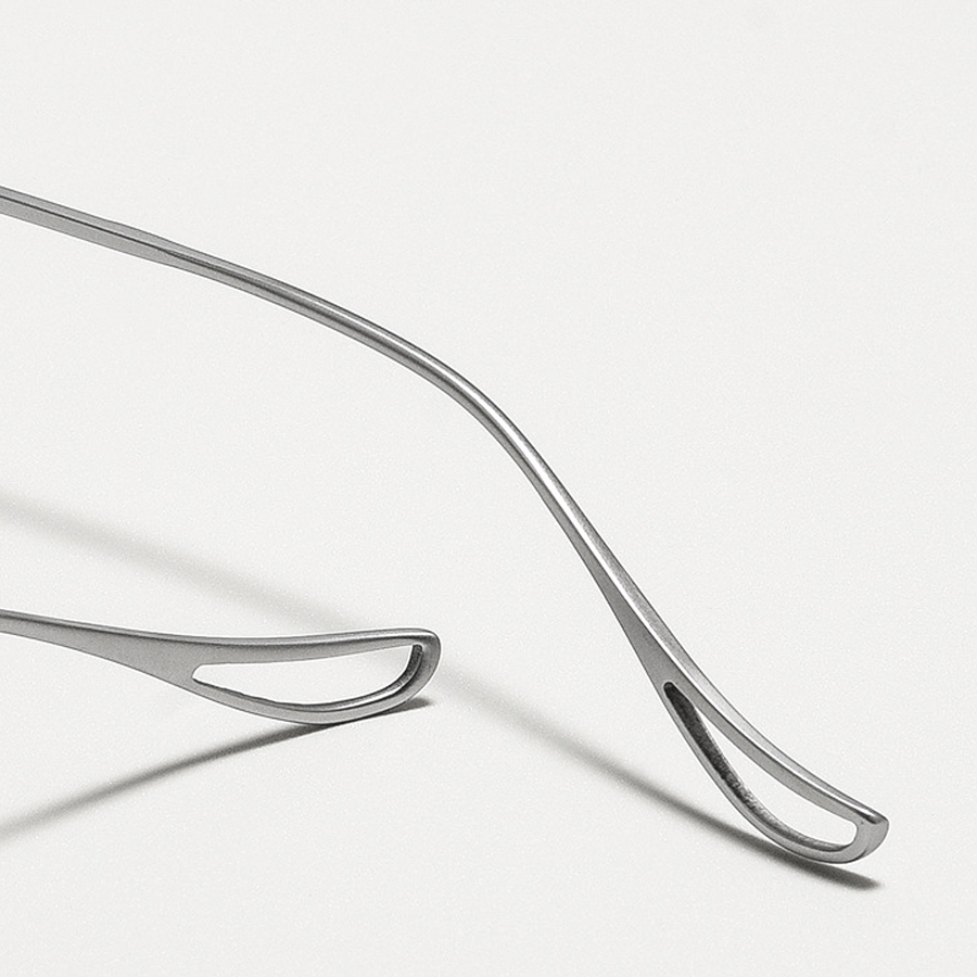 Woodrow Rectangle Rimless Eyeglasses