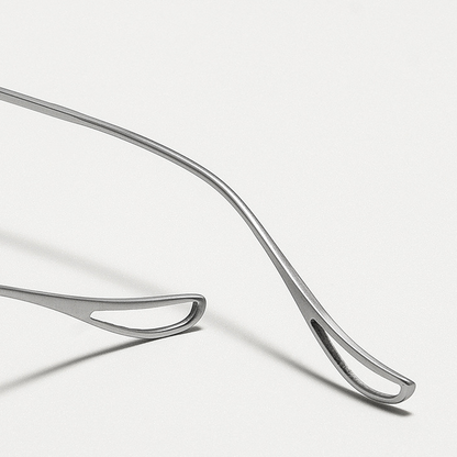 Woodrow Rectangle Rimless Eyeglasses