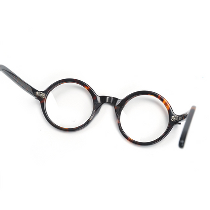 Vivid Round Full-Rim Eyeglasses