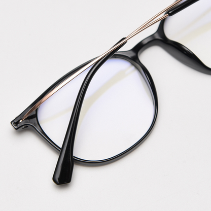 Julie Round Full-Rim Eyeglasses