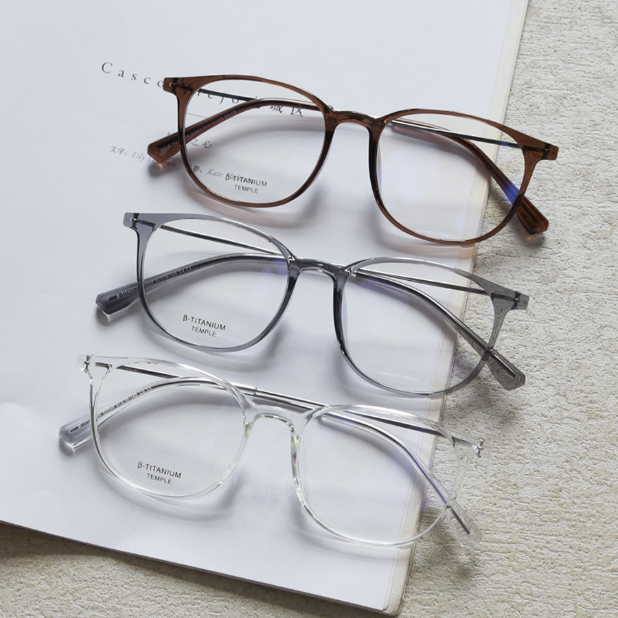 Julie Round Full-Rim Eyeglasses