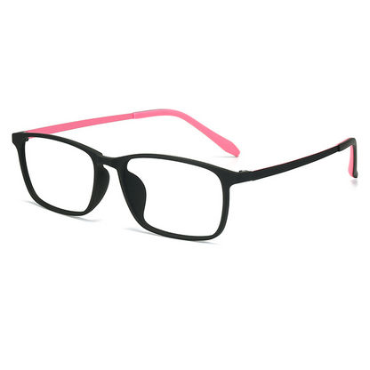 Intense Rectangle Full-Rim Eyeglasses